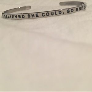 “She Believed She Could, So She Did” Mantra Band